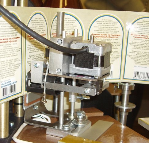 Принтер встроенный в этикетировочную машину ЭМ-4П